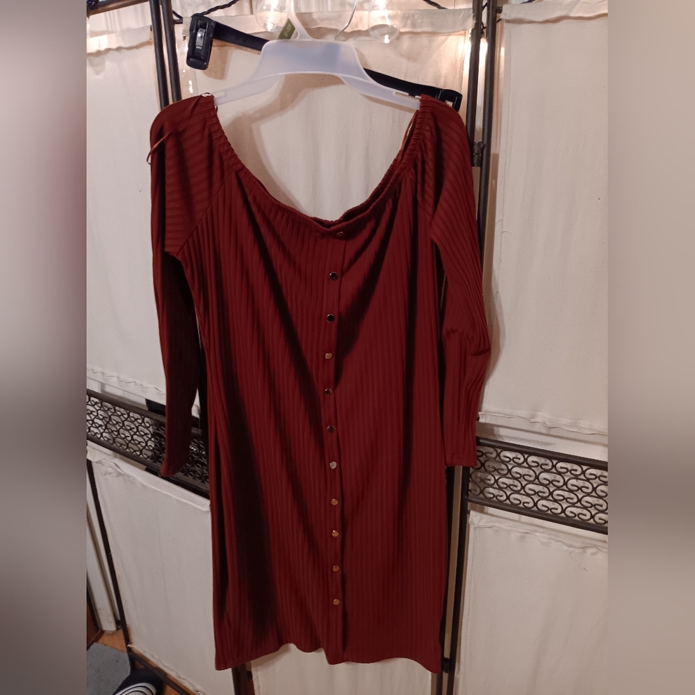 Plus size mini dress